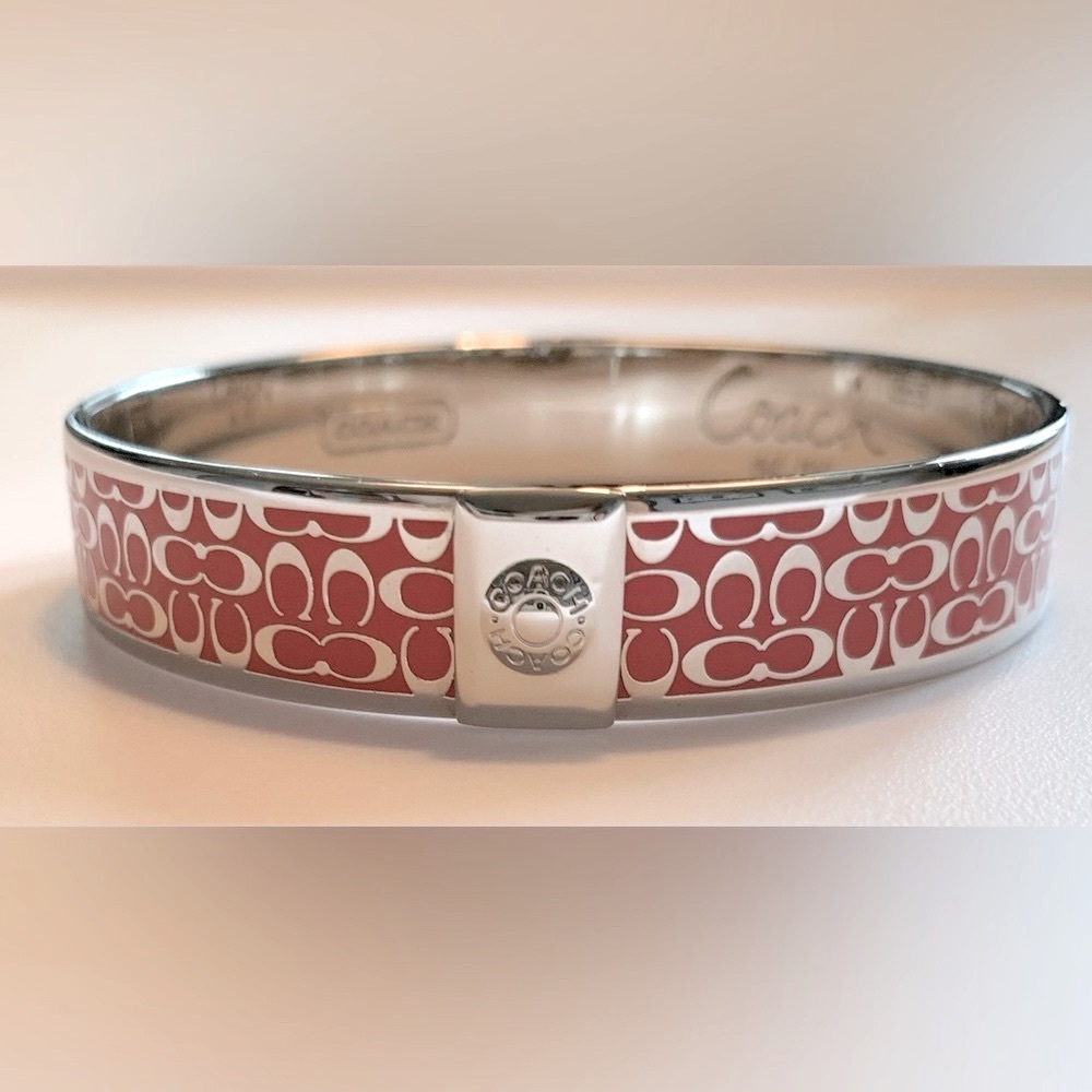 Coach Signature Logo Bangle